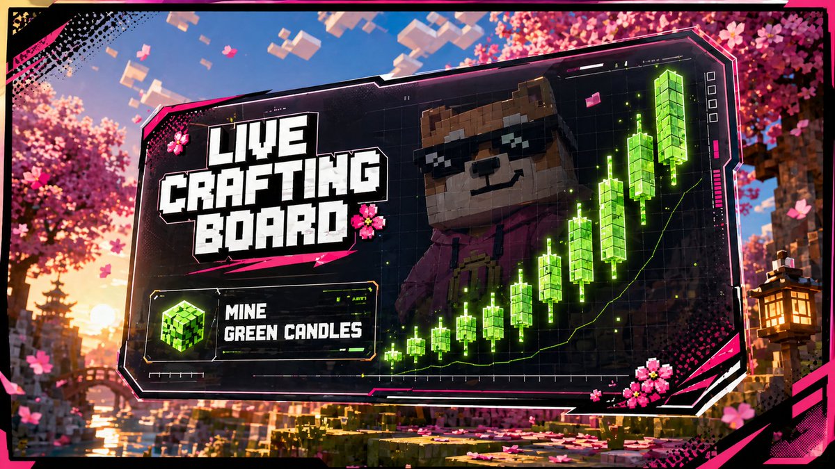 UNCRAFT_fun's tweet photo. Born From Sacred Cherry Groves, Dressed In Pixels, And Built For Solana Degens. 🌸

UNCRAFT  Is Not Trying To Look Smooth — It Is Blocky On Purpose.

Mine The Meme, Join The Server, And Let The Chart Do The Talking. https://t.co/eySSrRa2Jm