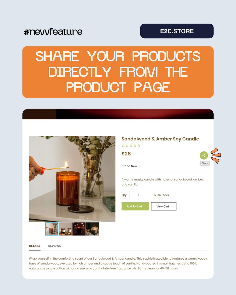 E2C Store tweet media