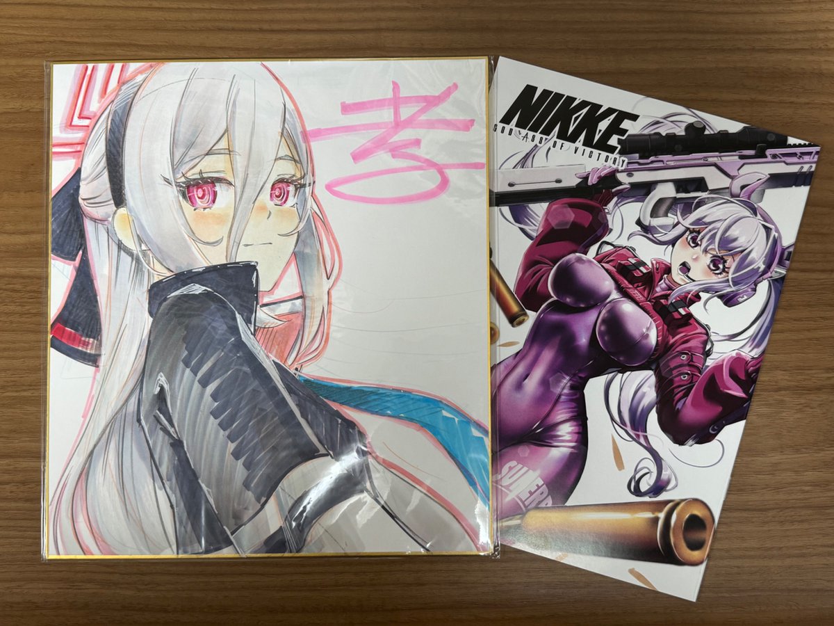 吉宮RO先生(@RO_YOSHIMIYA)が描かれた ケイの直筆色紙が届きました