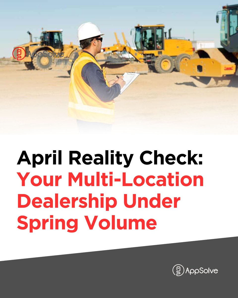 App Solve | Equipment Dealer CRM & Lead Routing tweet media