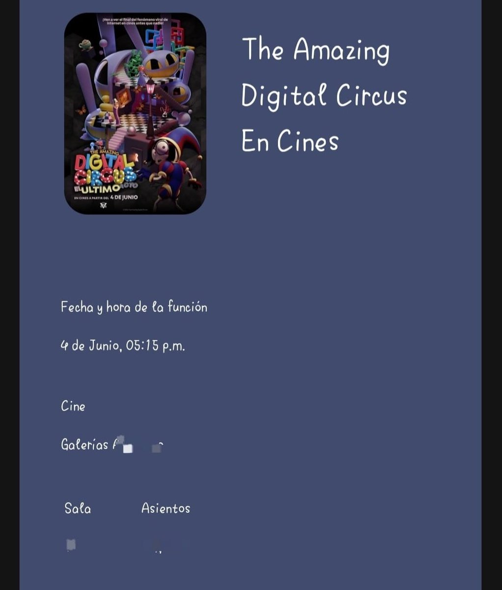 Nanami_360's tweet photo. SI SE PUDOO Gracias Cinepolis 🫶 https://t.co/8NW8bFRkCI