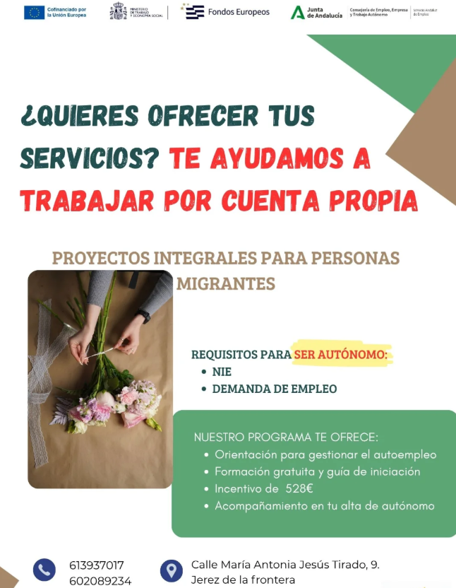 EMFO_CADIZ's tweet image. Proyectos Integrales para personas migrantes (Impulso Laboral - #Jerez de la Frontera)  emfocadiz.blogspot.com/2026/04/proyec…