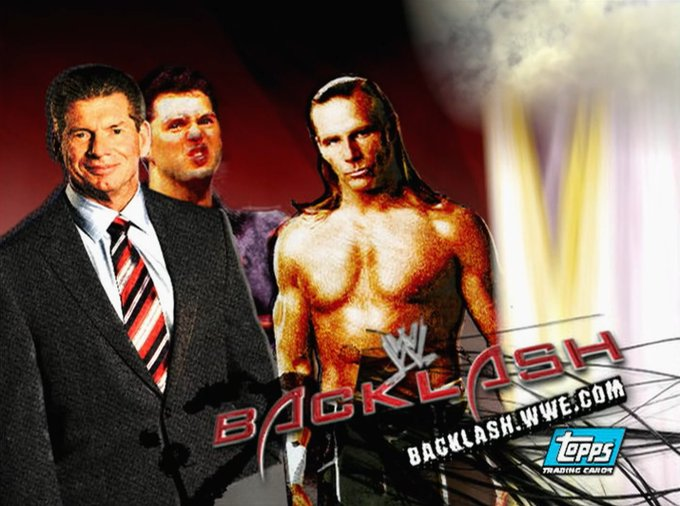 wrestle_hist's tweet photo. 4/30/2006
Vince & Shane McMahon defeated Shawn Michaels & "God" in a No Holds Barred Match at Backlash from the Rupp Arena in Lexington, Kentucky.
#WWE #Backlash #VinceMcmahon #ShaneMcMahon #ShawnMichaels #HBK #TheShowstopper #God #NoHoldsBarredMatch #HandicapMatch https://t.co/bOkg1j2ZKz