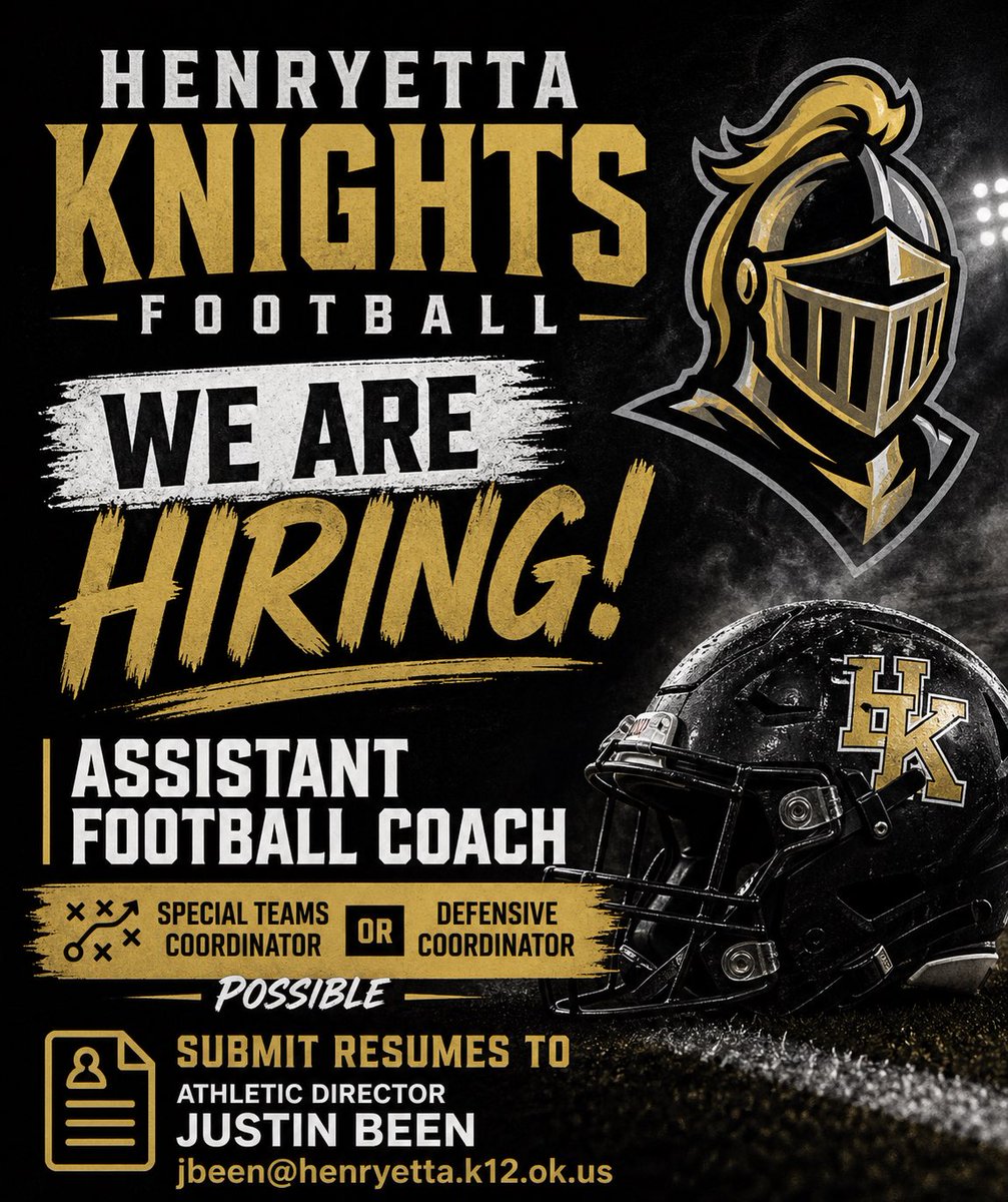 Henryetta Knights Football tweet media