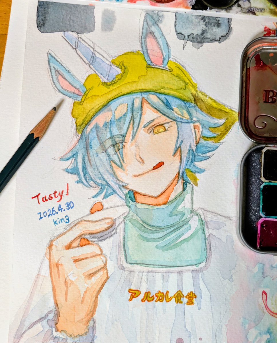 割烹着チタン🍲

何年か前のGAW(ゴールデンアーティストウィーク)の時にラフだけ描いてたやつ。日の目見れてよかった…！サンリオキャラクター大賞投票「ショウバイロック」をよろしくね！
#SB69ファン創作