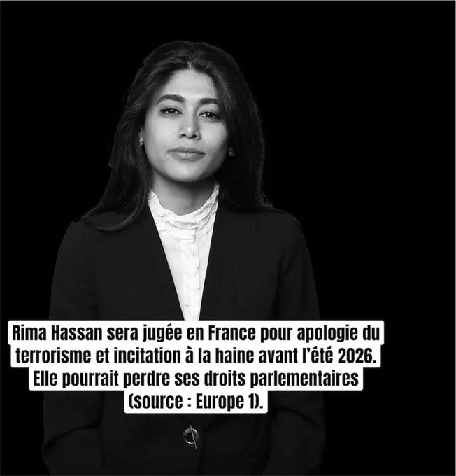 RoseLouise48520's tweet image. j'ai hâte de connaitre la suite, SI suite il y a car effectivement, la protection dont bénéficie #RimaHassan, antisémite et raciste anti #Blancs, pose question ! Elle se servait de son mandat au PE pour parler exclusivement de la Palestine !