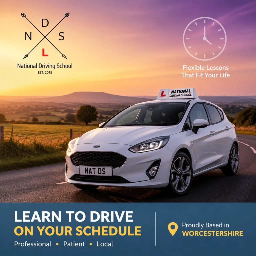 NationalDrivin1's tweet image. Busy schedule in Worcestershire? 🗓️ Our new local instructor offers flexible lesson times to fit YOUR life. Learning to drive should fit you! 🚗

Register free: nationaldrivingschool.co.uk

#Worcestershire #FlexibleLessons #LearnToDrive #DrivingSchool