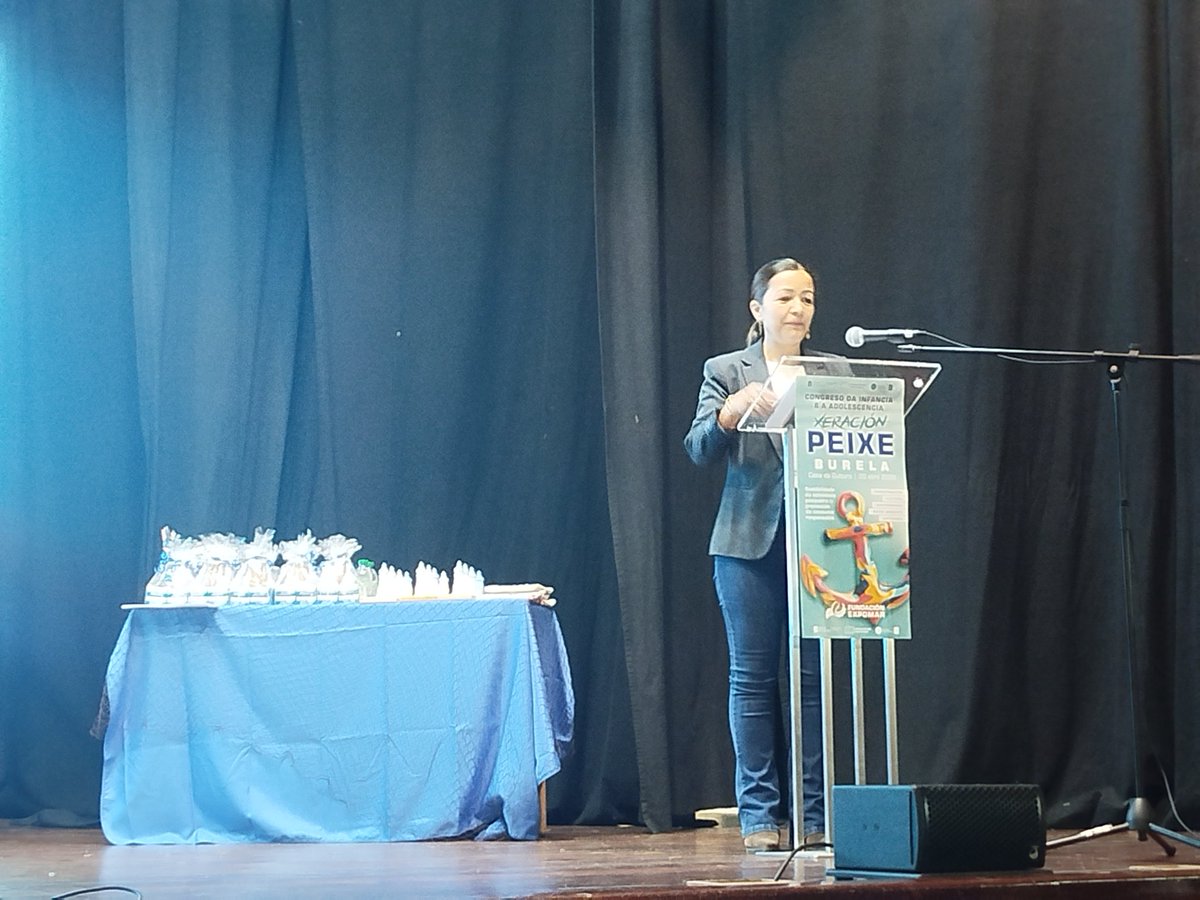 PPdeBurela's tweet photo. Hoxe estivo con nós Marta Villaverde, a Conselleira do Mar, no acto denominado "Xeración Peixe" 🐟

#ppdeburela
#galiciasabeamar https://t.co/nvxszru9n9