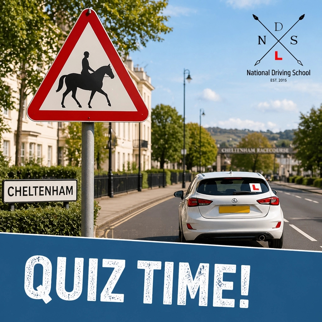 NationalDrivin1's tweet image. Cheltenham Quiz Time! 🚦 Can you name this sign near the Racecourse? Knowing signs is the first step to your manual licence! 🚗 New slots available now. Head to bookdrive.co.uk to grab yours!

#CheltenhamDrivers #RoadSignQuiz #LearnToDrive #DrivingLessons