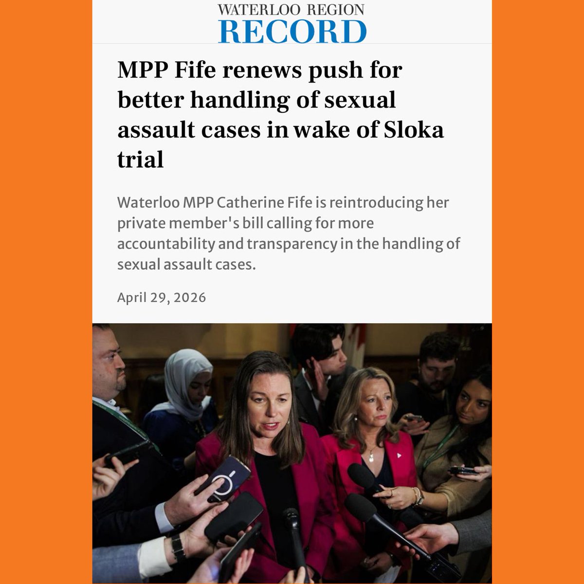 Catherine Fife tweet media