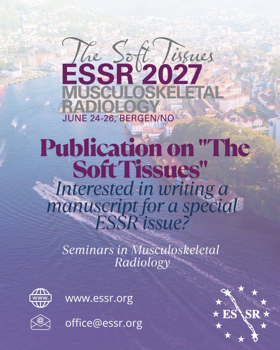 European Society of Musculoskeletal Radiology tweet media