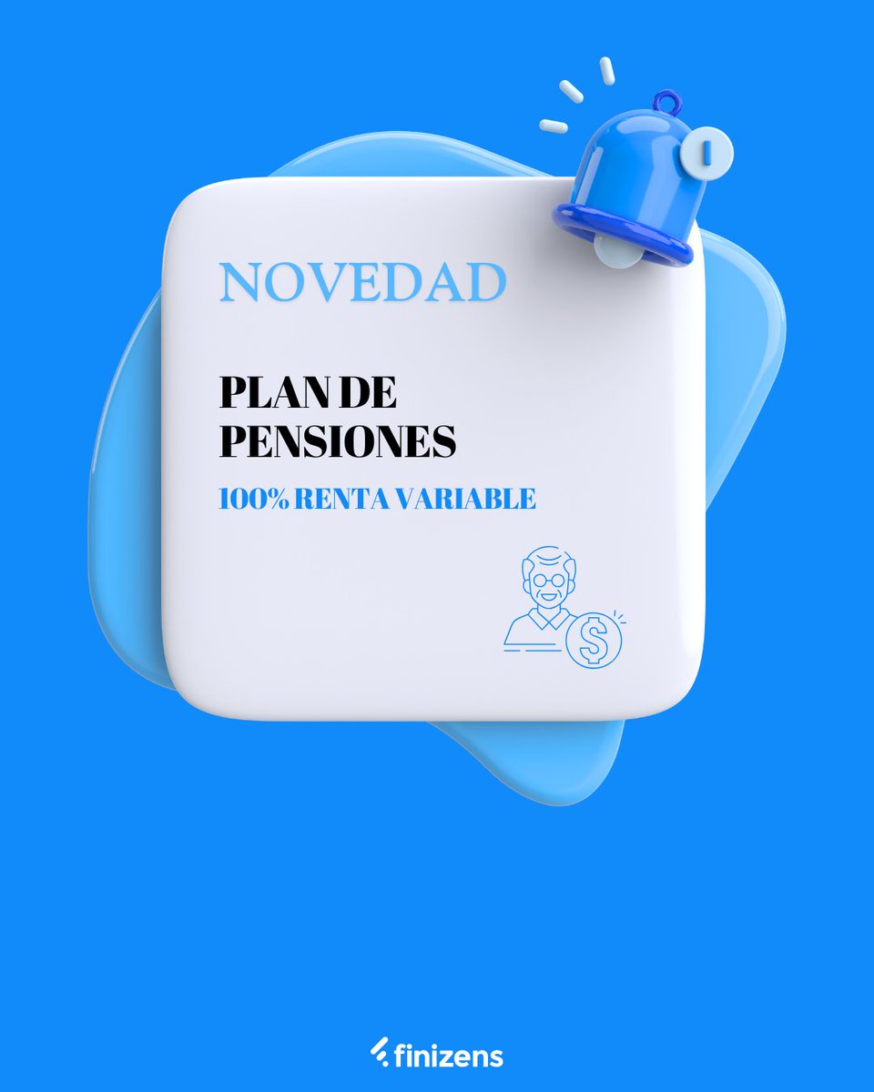 finizens's tweet photo. NOVEDAD 🚀
¡LANZAMOS PLAN DE PENSIONES 100% RENTA VARIABLE! 📈

- Exposición indexada a bolsas de Estados Unidos, Europa, Japón, Pacífico y Emergentes

- Potenciada con posiciones estratégicas en Small Caps y factores de inversión (Value y Quality) ⚖️

Descubre todos los detalles en nuestro blog 👇
https://t.co/1owdO7woXt