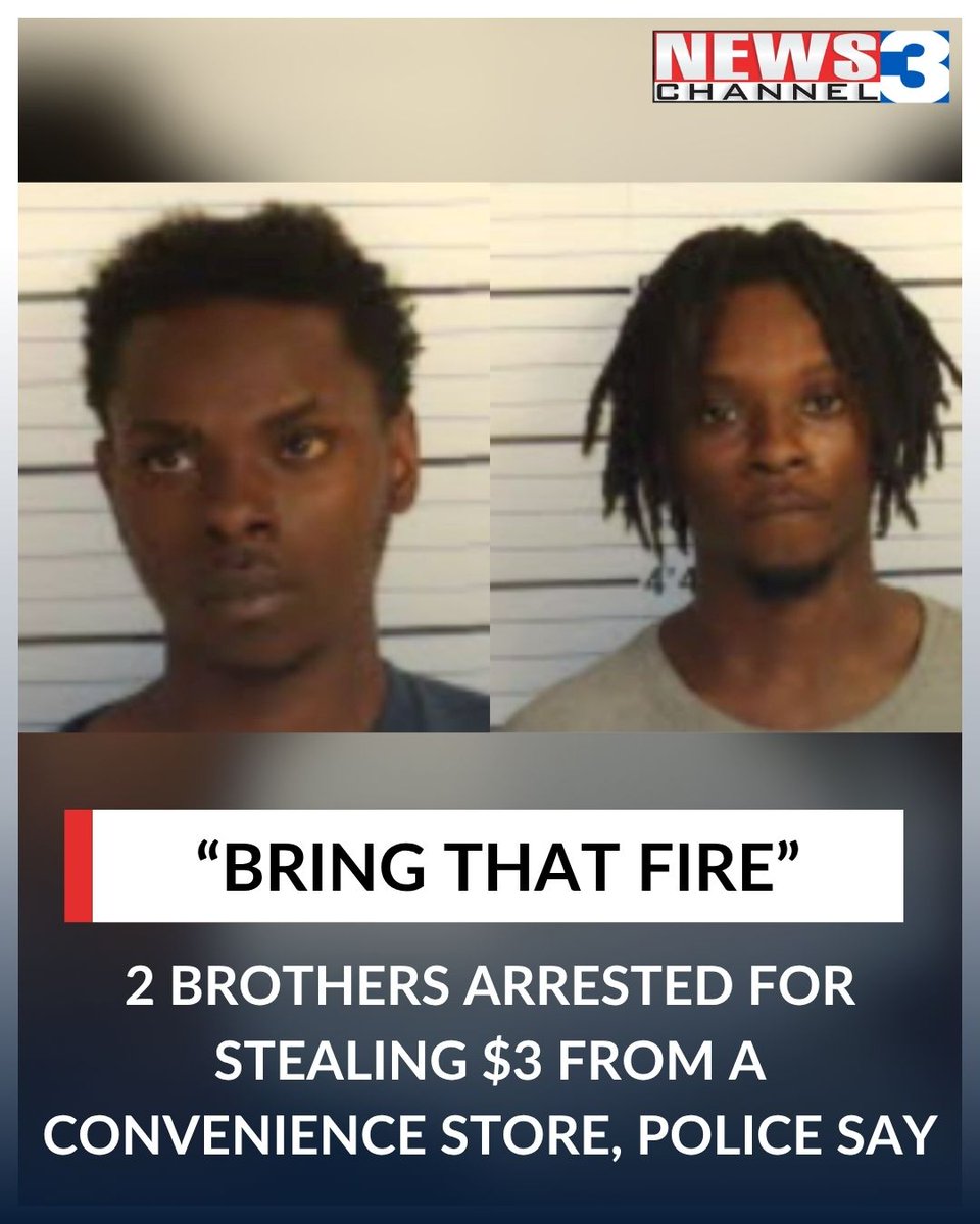 3onyourside's tweet image. Two brothers are now in jail for stealing $3 and two Red Bulls from an East Memphis convenience store at gunpoint on Tuesday, according to Memphis Police.

Here's the full story: wreg.com/news/local/2-b…