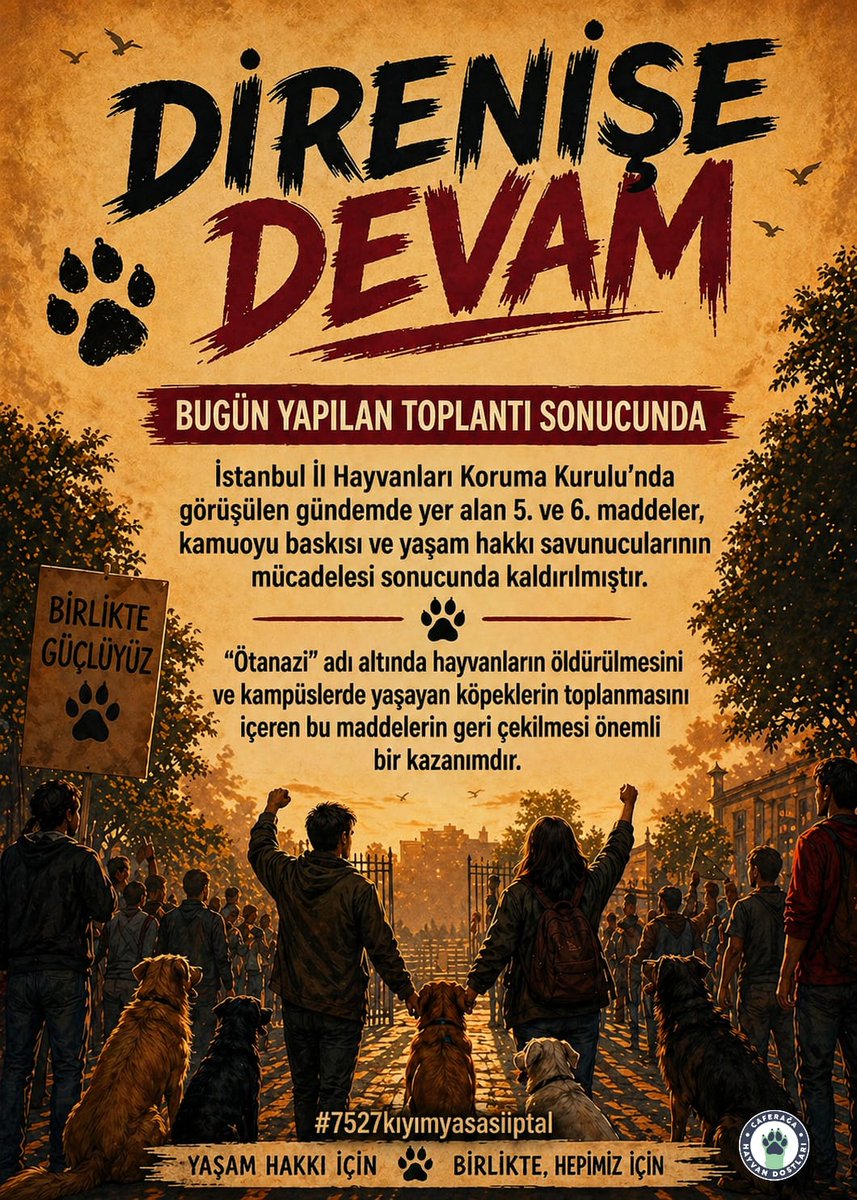 Caferağa Mahallesi Hayvan Dostları 🐾 tweet media