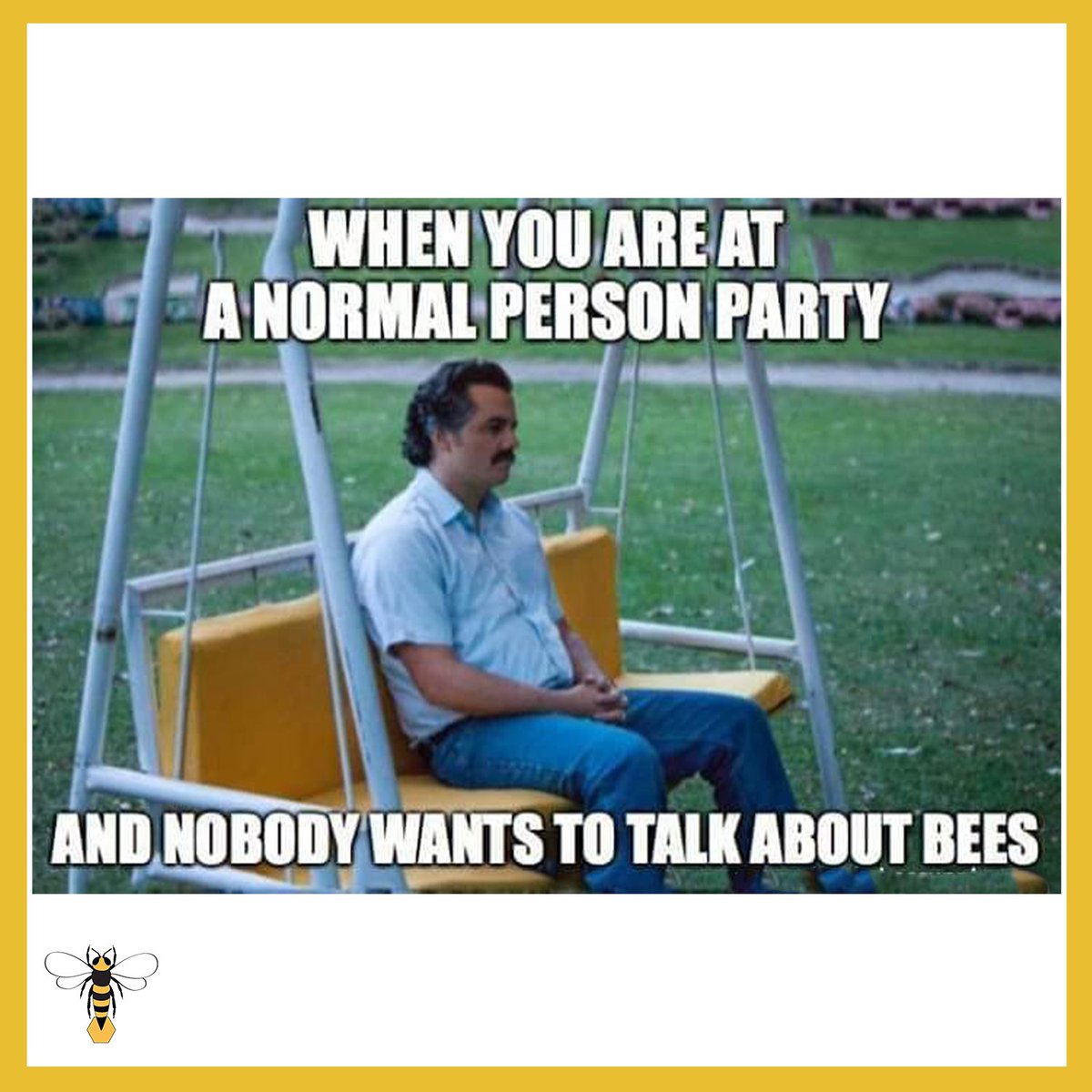 beekeepersimon's tweet photo. Beekeeper starter pack:

🐝 “Just one hive”
🐝 5+ hives later
🐝 Talking about bees to anyone who’ll listen

#BeekeepingAddiction #BeeLife https://t.co/RysVLb2ixB