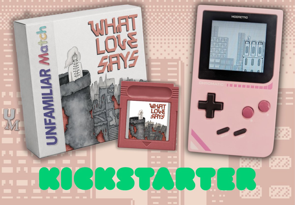 MatchUnfamiliar's tweet image. We’ll be launching the Kickstarter in 15 days! And you can try out the demo this Monday ❤️
📅Dates:
Demo ➡️ 3 May
Kickstarter ➡️ 15 May

#nintendo #gameboycolor #GBC #gameboy #retrogames #art #indiegames #gaming #newgame #kickstarter #gbstudio