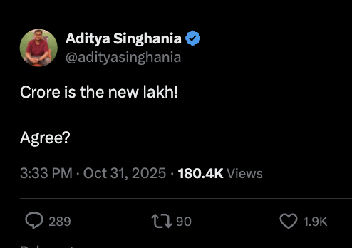 Aditya Singhania tweet media