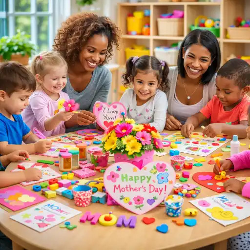 ChildCareEd's tweet image. #preschoolers #inclusion #MothersDay Celebrating Mother''s Day in Child Care: Simple Ideas for Providers: This short guide helps child care providers plan simple, inclusive Mother''s Day activities—age-appropriate crafts, a calm weekly schedule,… dlvr.it/TSJQKg