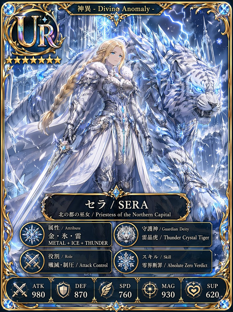 Fantasy UR Forest Priestess Card