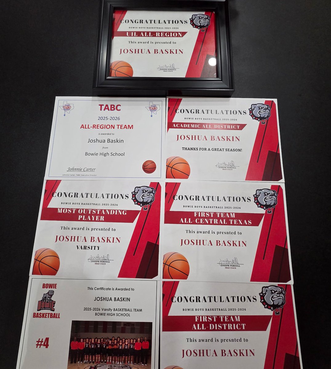 jbask2027's tweet photo. Thankful to be named 1st team all district, tabc all region, UIL all region, First team all-central Texas, team Most outstanding player, academic all district https://t.co/UG0wSSgJSs