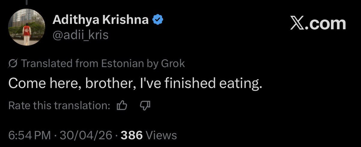 Adithya Krishna tweet media