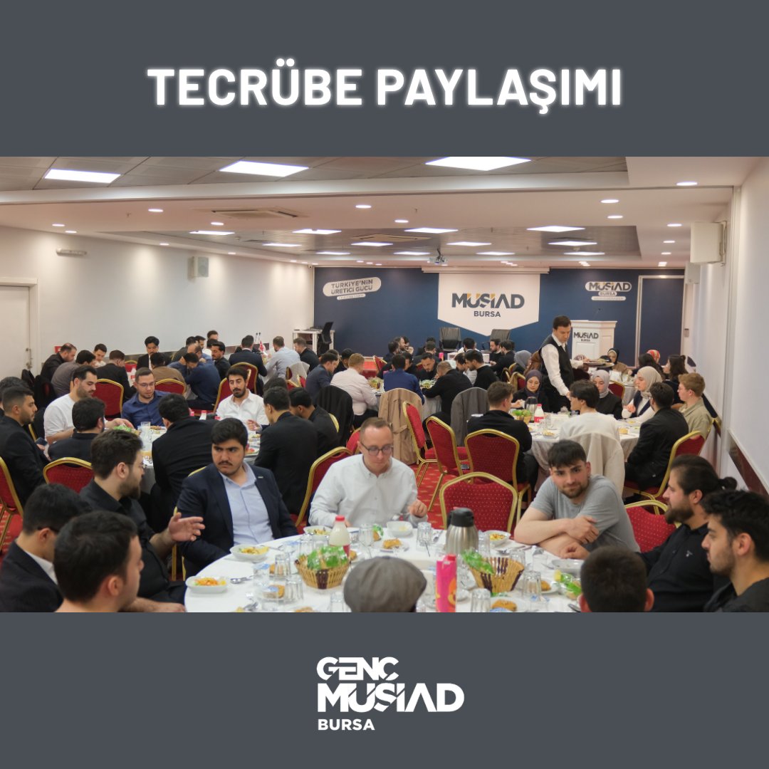 GENCMUSIADBURSA's tweet photo. Genç MÜSİAD Bursa olarak, “Tecrübe Paylaşımı” programımızda Köfteci Yusuf’un kurucusu Sn.Yusuf Akkaş’ı ağırladık.

Girişimcilik yolculuğundan büyüme sürecine, deneyimlerin paylaşıldığı programımıza katılan tüm üyelerimize ve paylaşımları için Sn.Yusuf Akkaş’a teşekkür ederiz. https://t.co/CKxNeCYrxo
