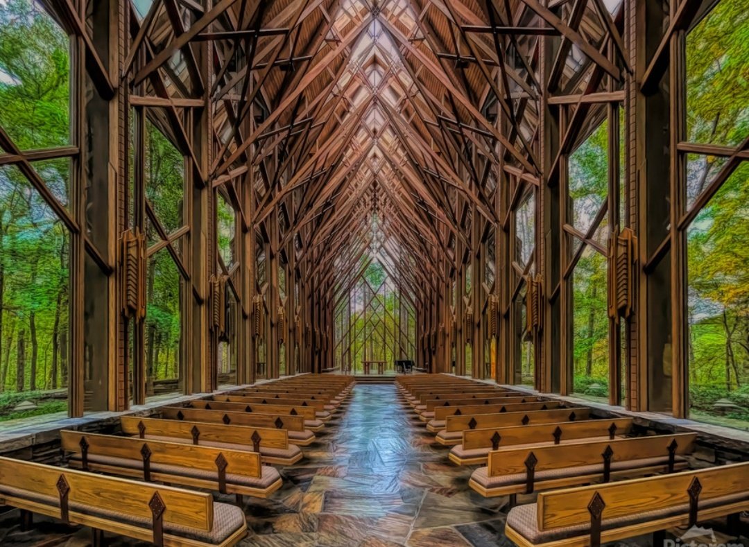 l_a_c84_'s tweet image. I bumped into this American beauty.
This is Anthony Chapel in Hot springs National Park in Arkansas. 
I do love classic European architecture, but who said this cannot be as beautiful?
It's beautiful and peaceful