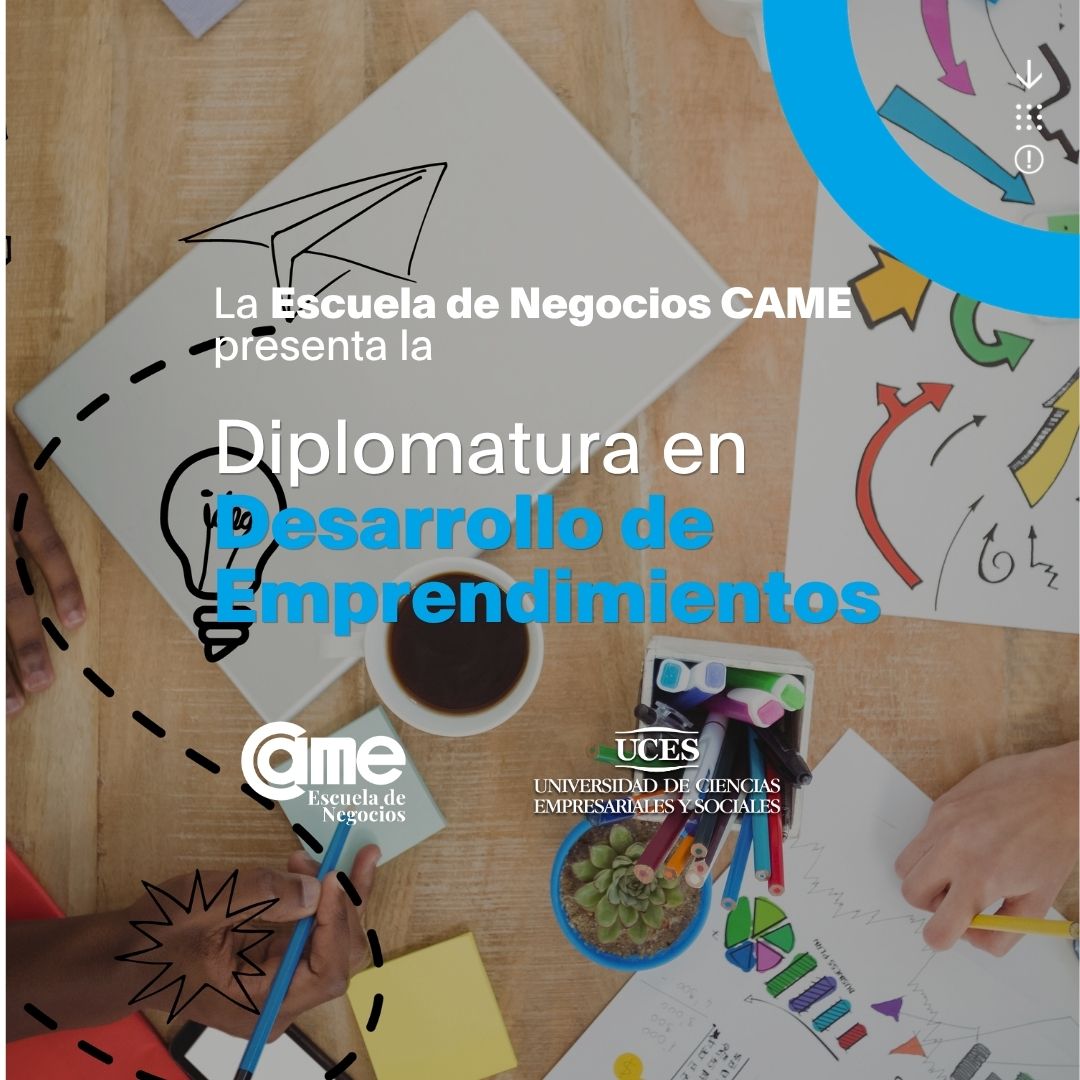 CAMEEscuela's tweet photo. Emprender no es solo tener una idea: es saber hacerla crecer.

🎓 Diplomatura en Desarrollo de Emprendimientos
💻 100% online | Certificación @universidaduces 

⏳ Inscripción hasta el 4/5
💸 15% OFF
🎯 Becas para Pymes @redcame 

📩 diplomaturas@came.org.ar https://t.co/ID23UhNVPz