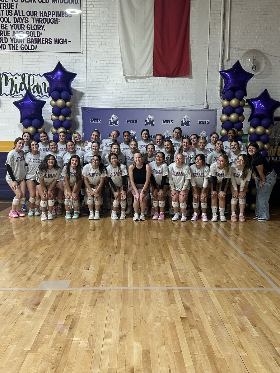 MidlandHighVB's tweet photo. Yesterday wrapped up our last FCA Huddle and Open Gym of the year! 
Huge thank you to Melody Perozo for leading us and strengthening both our team and our faith.
Shoutout to everyone who showed up. We’re ready for the new season. #OYB 
@AthleticsMISD @PermianBasinFCA https://t.co/Jp2rspCEKX