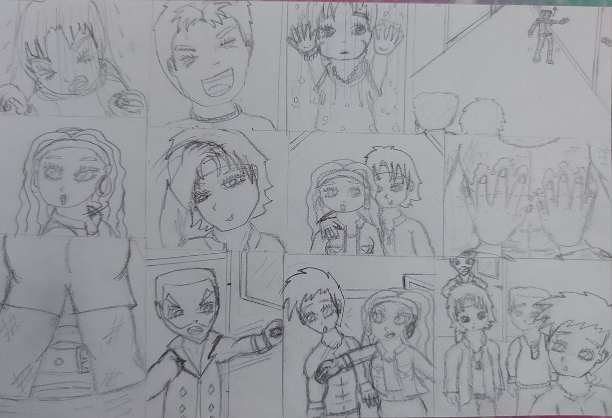 Lauracroft1Lc's tweet image. Drawings of scenes from chapter 6 of "Occult." Volume 1, part 2. ✍️🏻✨️

"Consequences." 

#Occult #Drawings #Scenes