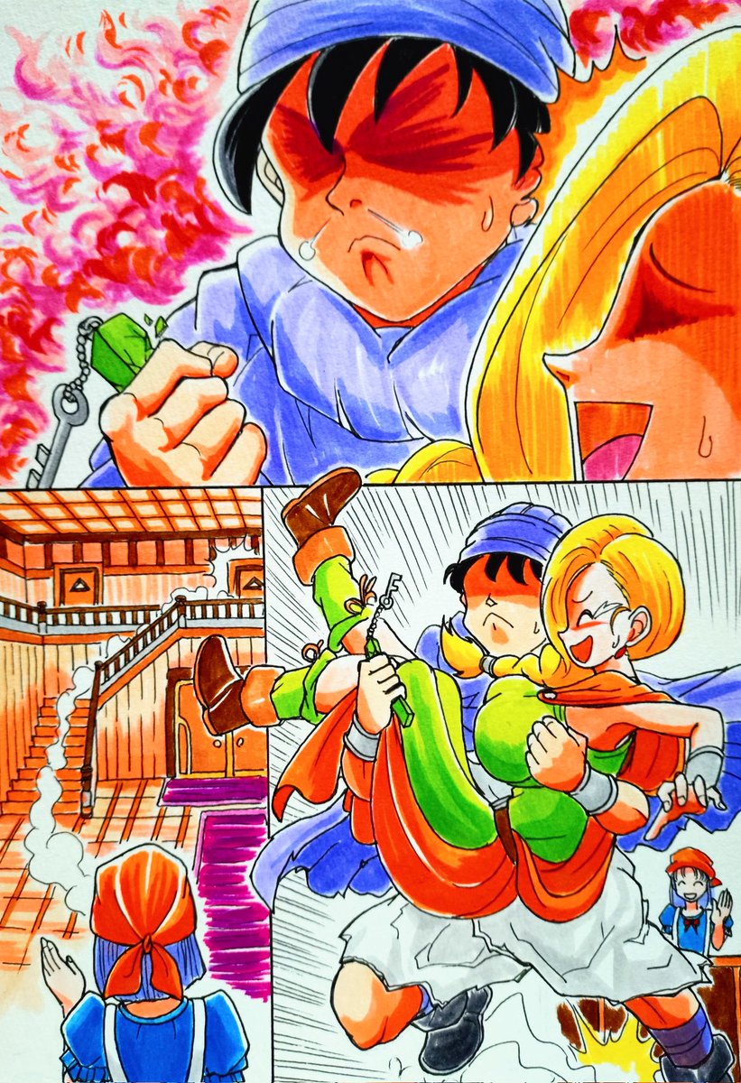 area5169458561's tweet photo. DQ5主ビア漫画「決意」
1〜4(全8p) https://t.co/pPD4XfRPQH