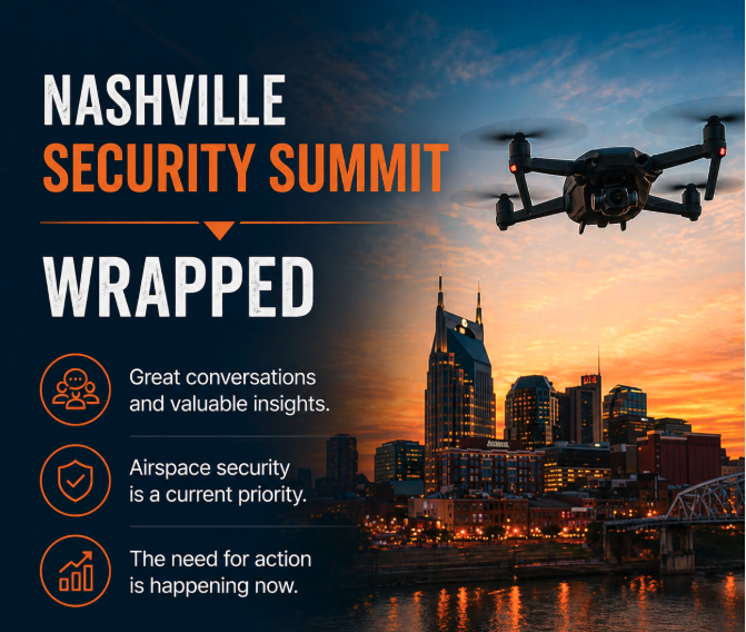 AeroDefenseTech's tweet photo. Nashville #SecuritySummit wrapped.

One thing is clear: #airspacesecurity is no longer optional.

Thanks to everyone who stopped by Table #10.

Didn’t connect? Let’s change that.
https://t.co/yY24P6xws8

#SecurityLeadership #DroneDetection https://t.co/sTt5MJi14b