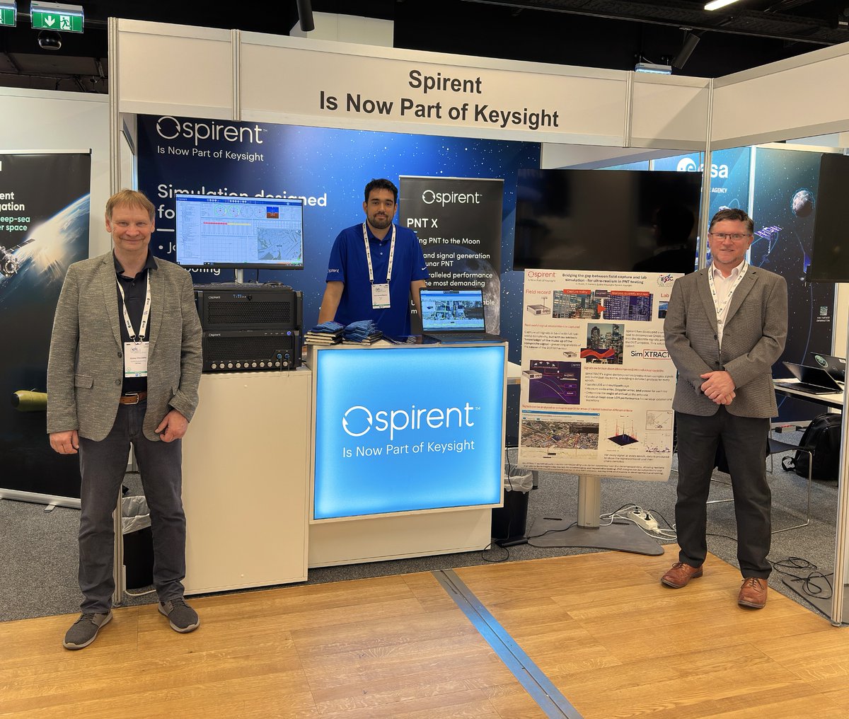 Spirent's tweet image. Our team had a great time at the European Navigation Conference!
Thanks to everyone who stopped by to see the demos and connect with the Spirent Communications team.

#PNT #GNSS #Navigation #Engineering