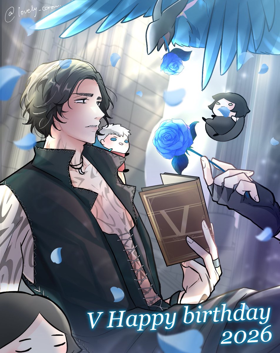 Happy birthday V
7歳🩵

#DevilMayCry5 #DevilMayCry 
#DMCbeans