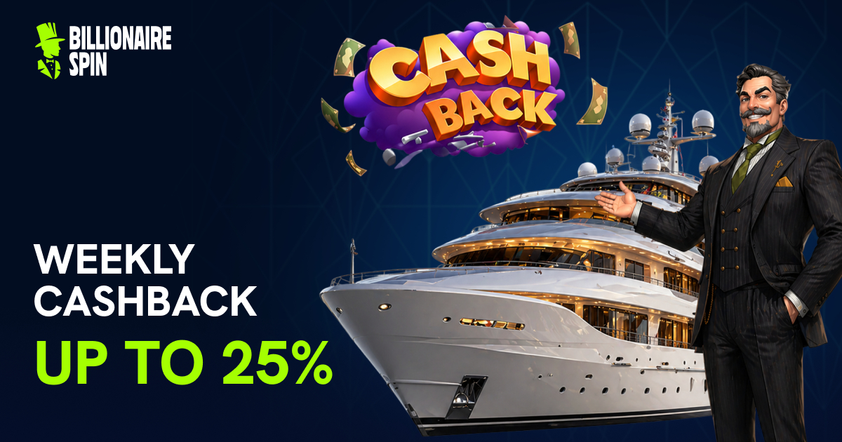 billionairespin's tweet image. 💼 WEEKLY CASHBACK: UP TO 25% BACK 💼

Get up to 25% #cashback based on your net deposits (total deposits minus withdrawals).
Losses don’t end the #game, they reset your position.

💸 #Billionaires don’t ignore setbacks, they manage them! 💸