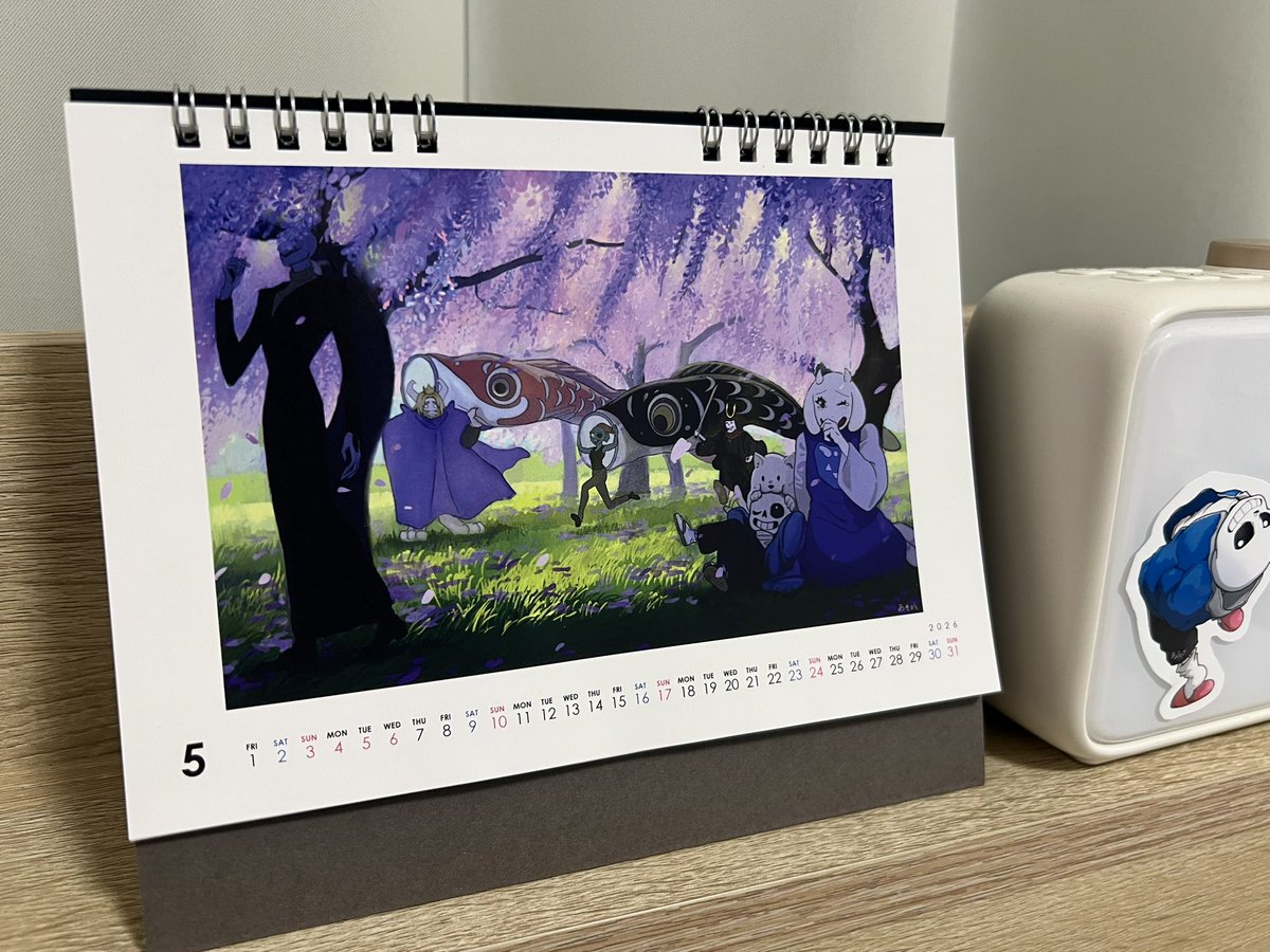 皆様5月です！！あっという間ですね！
非公式カレンダー、今月はあそかさんです✨