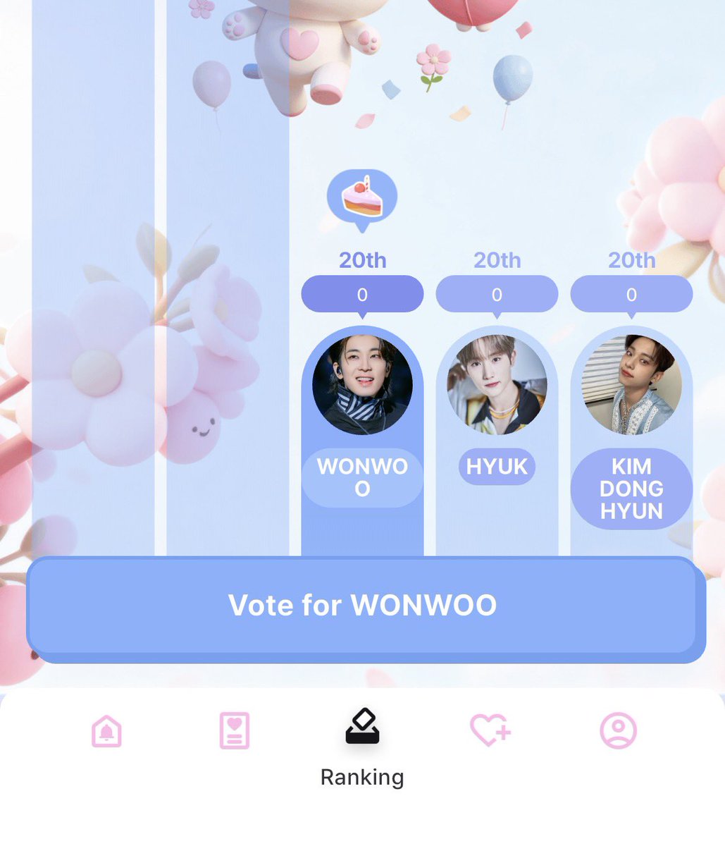 WonwooTeam's tweet photo. 【IDOKI VOTE】is open now ‼️#WONWOO

🚨Wonwoorideuls VOTE NOW and keep collecting 

🎯Goal : 800,000 Votes 

🎁Reward : Seoul Subway Station CM Board + Birthday banner in the app.

📆Voting  : 1-20 May.

💌 Referral Code : CULU8LWH

@pledis_17  #원우 https://t.co/tu0XKk3kAb