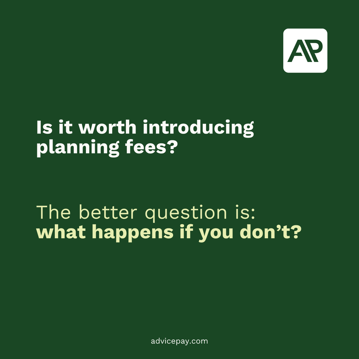 AdvicePay tweet media