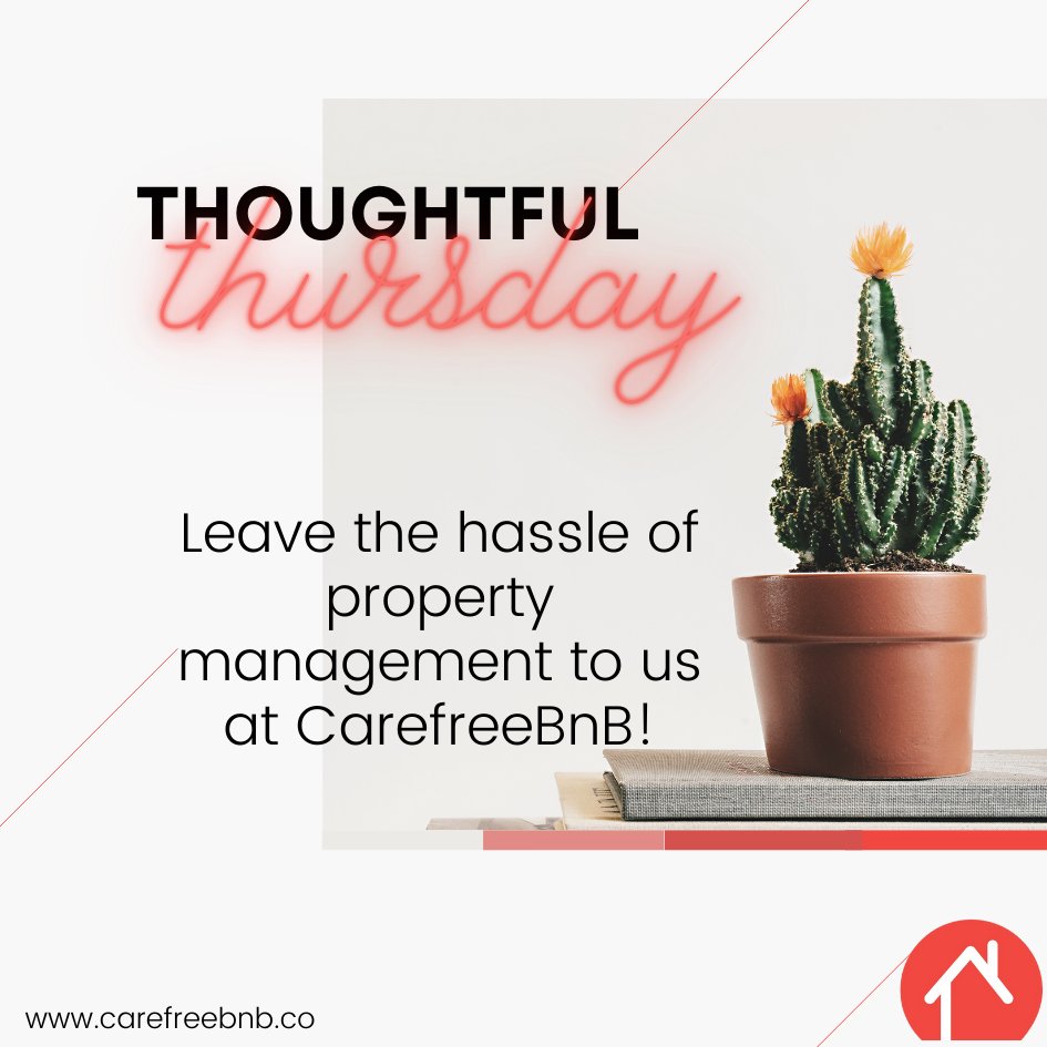 CarefreeBnb's tweet image. Our dedicated team is here to ensure your rental property is managed with utmost care and attention. From finding reliable tenants to handling maintenance and bookings, we've got you covered. 💼🏡

#PropertyManagement #ReliableService #HostWithHeart #ElevateYourExperience #STR