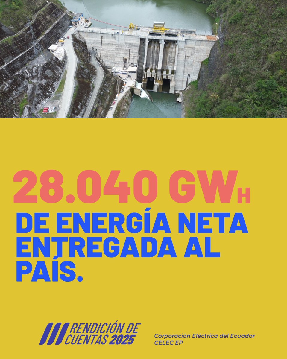 Corporación Eléctrica del Ecuador tweet media