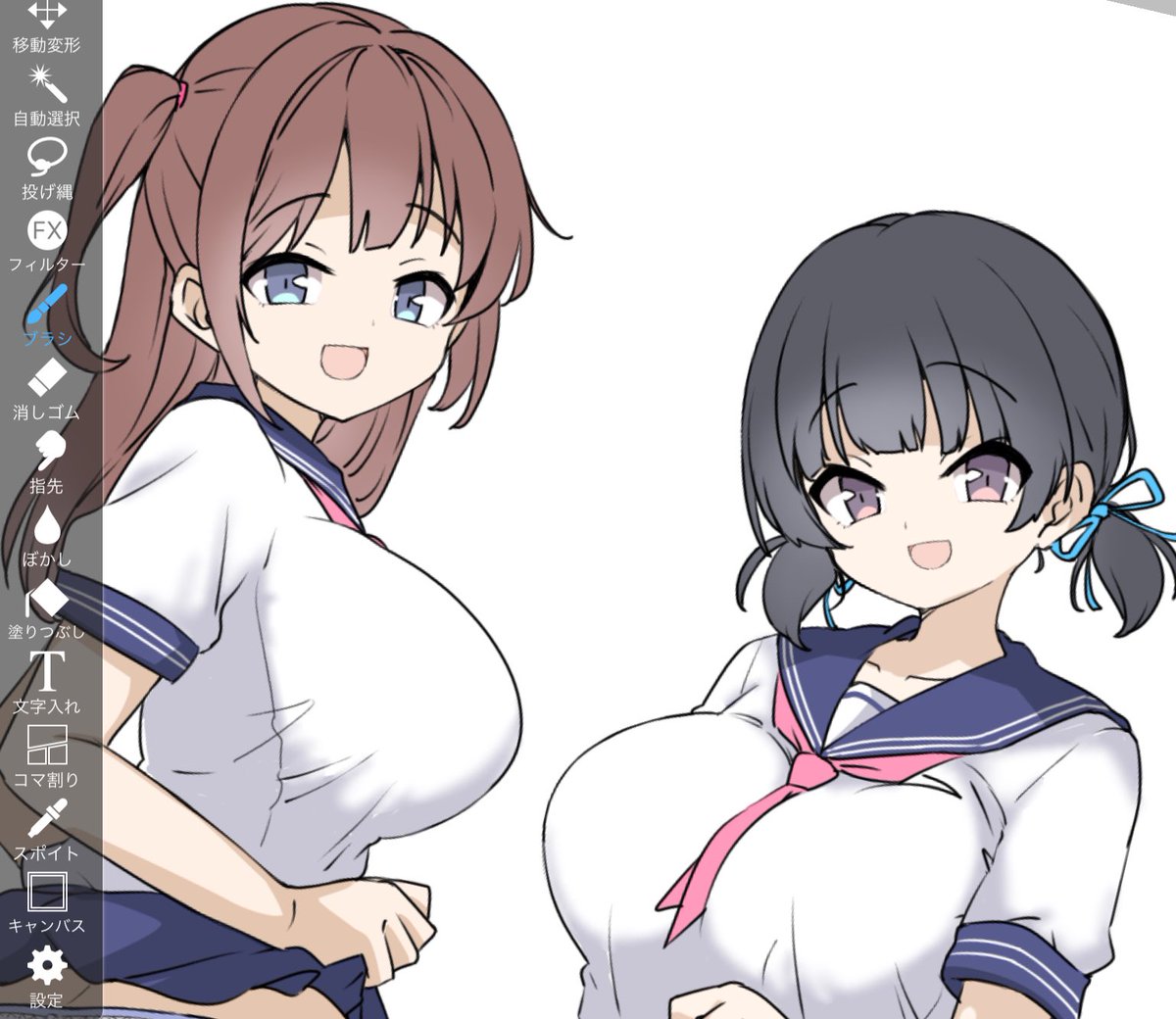 かわいく描けてるかも☺️ 