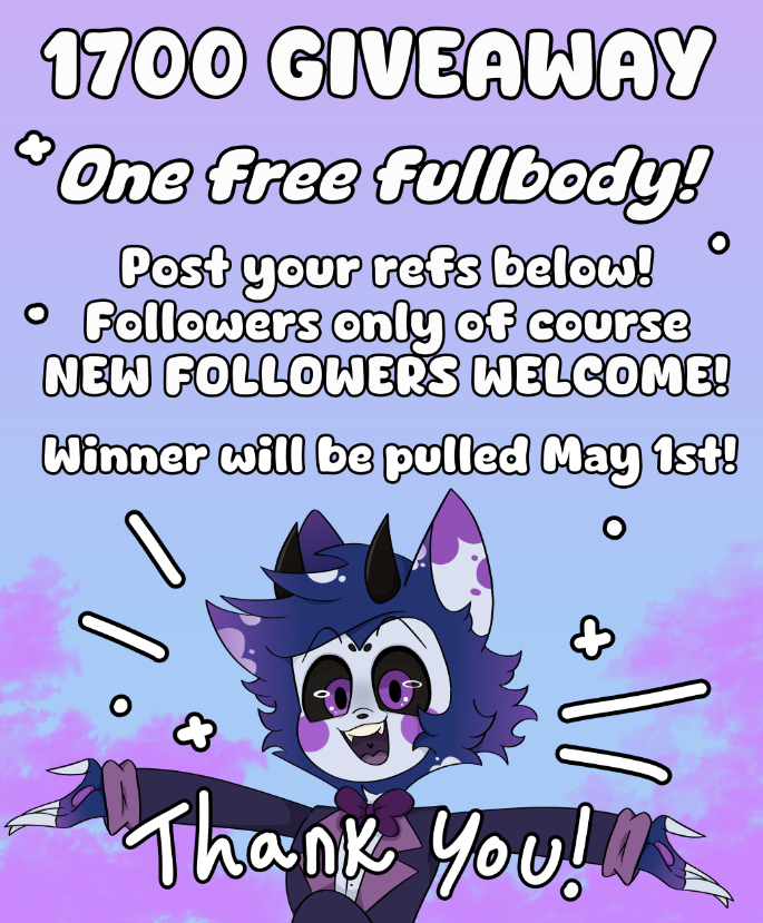SpookyObak's tweet image. TYSM FOR 1700!!!
Im doing an art giveaway! New followers welcome!
#HazbinHotel #HazbinHotelOC #HazbinHotelFanart #HelluvaBoss #HelluvaBossOC #HelluvaBossFanart