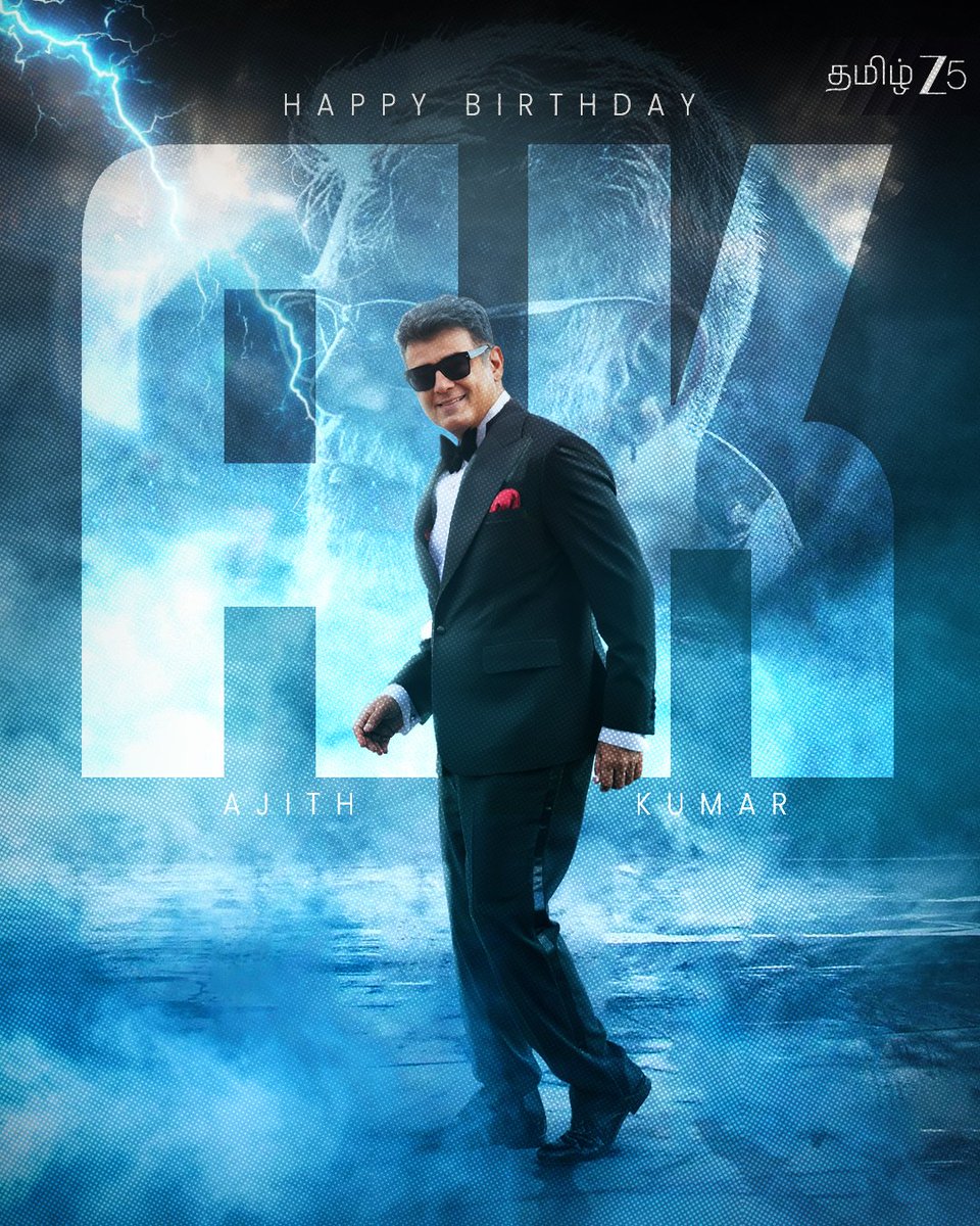 ZEE5Tamil's tweet photo. Wishing the ultimate icon, style king, and inspiration #AjithKumar a very Happy Birthday! 🤩🔥

#HBDAjithKumar #AK #TamilZEE5 https://t.co/XFcNstIqWe