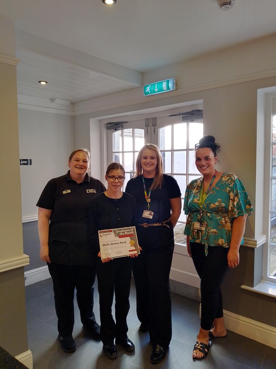 NNC_Worksop's tweet image. A huge well done to Pre-Supported Intern Mollie, who has been awarded our very first Employee of the Month within FLEX 🎉

#FLEX #Internship #EmployeeOfTheMonth #College #Worksop