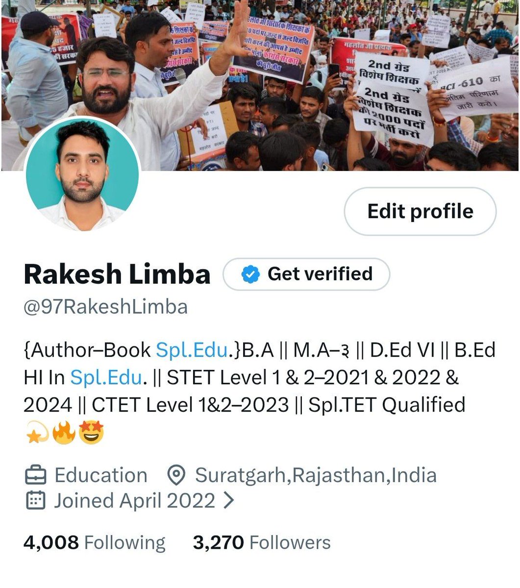 Rakesh Limba tweet media