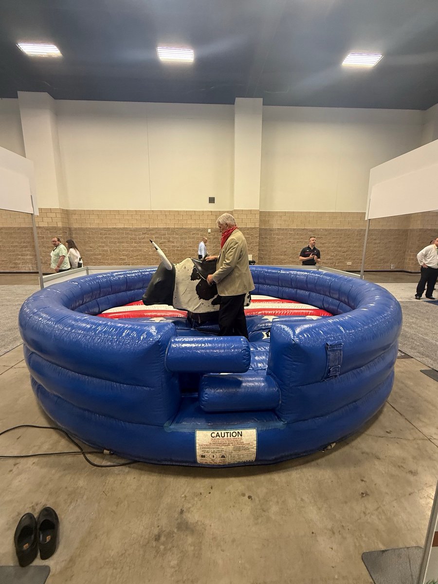 ExpressFuneral's tweet photo. Stop by Booth 275 to snap a picture, grab a bandana, enter our giveaway, and say hello to Deanna, Ben, Larry, and Taurell! We are right across from NGL’s Buck-Off! #ICCFA #ExpressFuneralFunding #EFFSalesTeam #ConventionSeason2026 #ICCFA2026 https://t.co/CL9Ava69B3