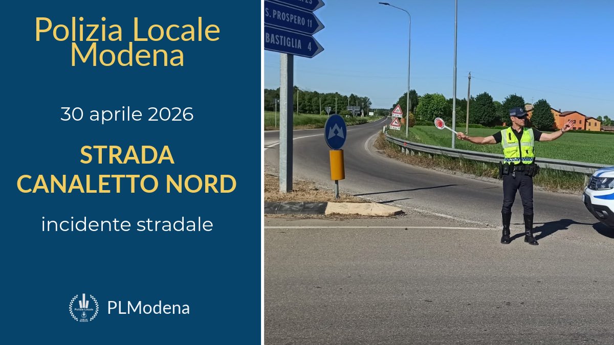 Polizia Locale Modena tweet media