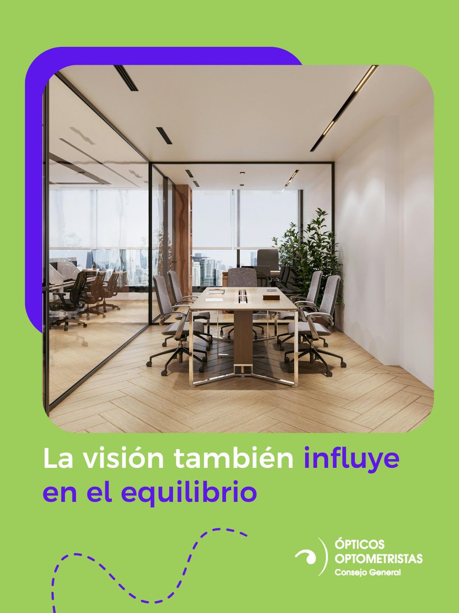 Cgcoo_es's tweet photo. 🧠👁️ El sistema visual trabaja junto al sistema vestibular y propioceptivo para mantener el equilibrio.

Una mala visión puede afectar a la estabilidad y aumentar el riesgo de caídas.

#CGCOO #SaludVisual #Visión https://t.co/fzX5JoargE