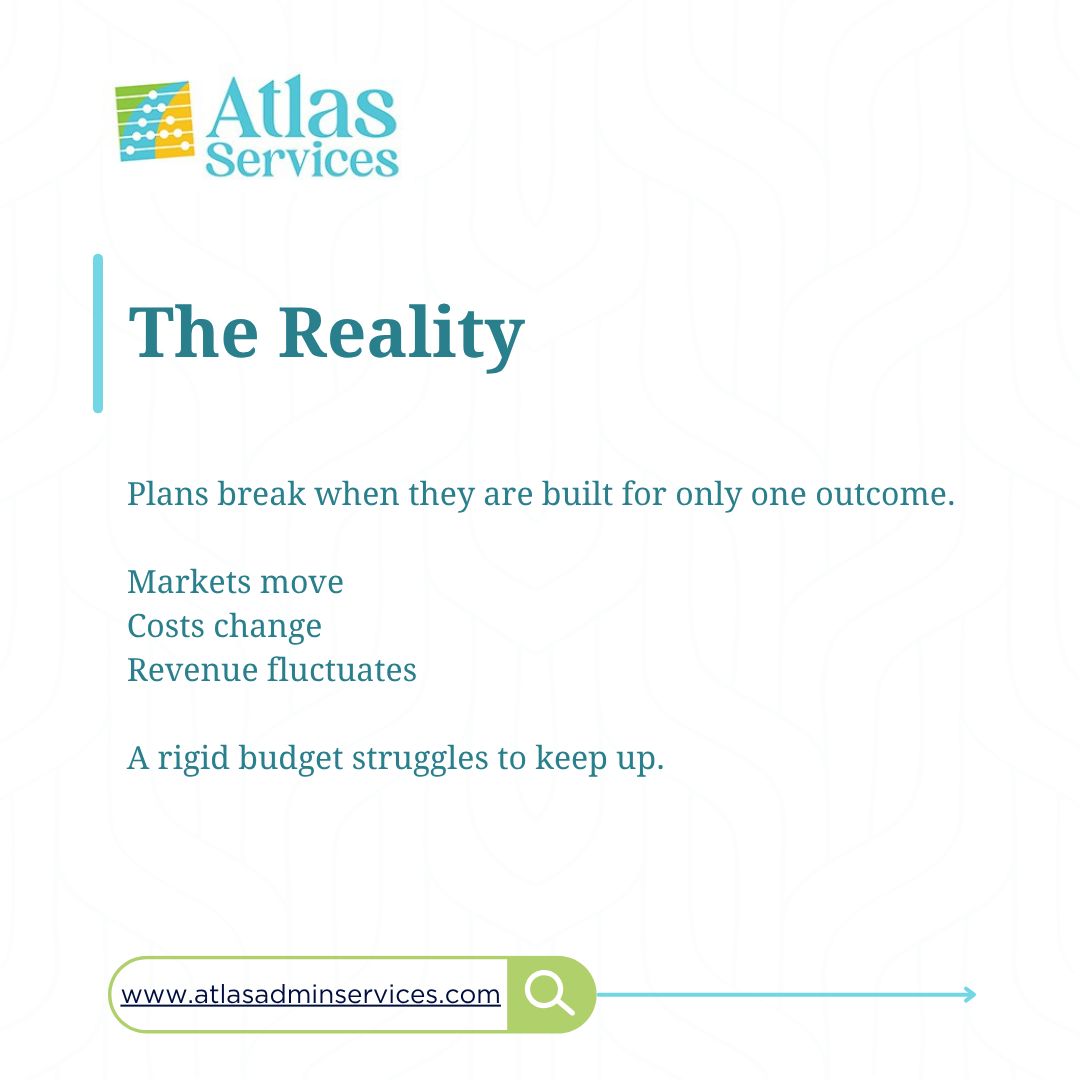 AtlasServices4's tweet image. Most budgets fail for one reason…they assume everything will go as planned.

It won’t.

The goal isn’t perfect prediction. It’s building a plan that can adapt when things change.

Flexibility creates options.

#business #budget #finances