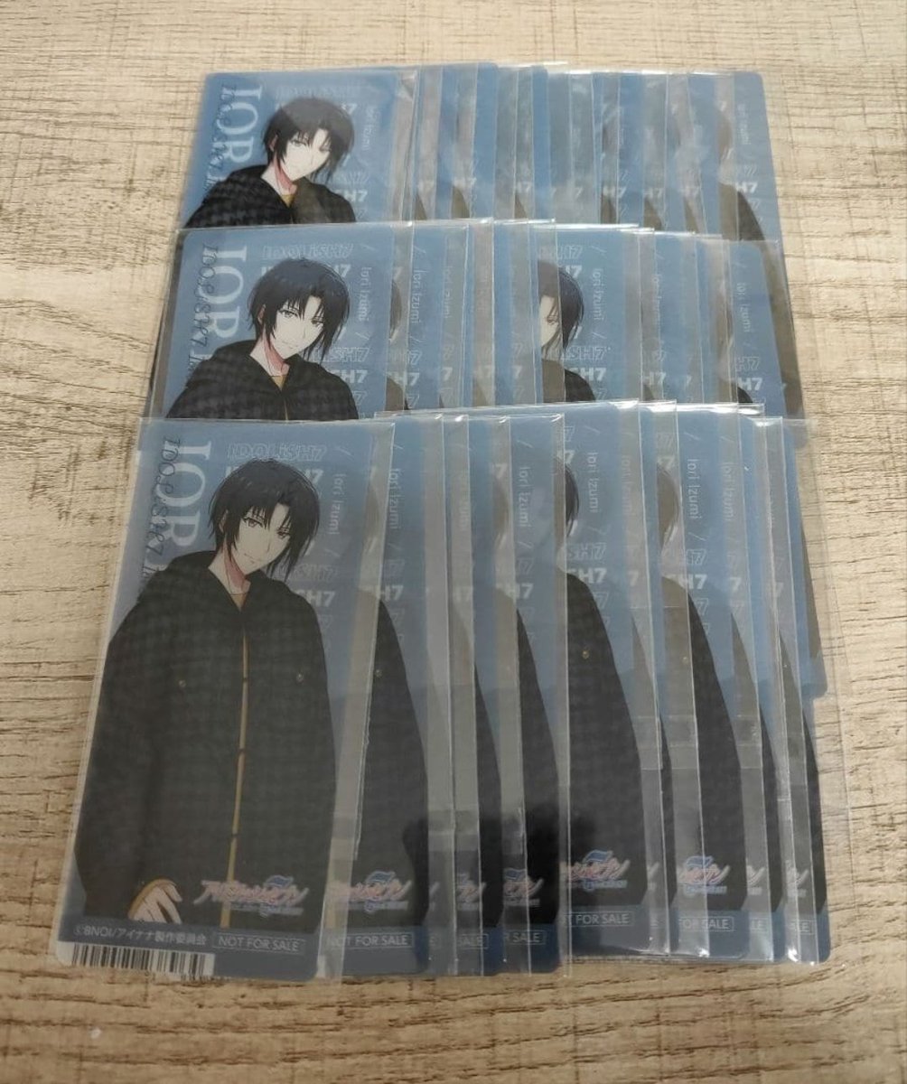 kana10tr's tweet photo. 【譲渡】アイナナ　アニメイト特典　クリアしおり

譲→和泉一織(〜30点)

求→10円/枚(纏めて300円)+送料

暗所にて保管しておりました。
ID付きの画像はお取引成立後DMにてお送りします。 https://t.co/yucjBJrR9I